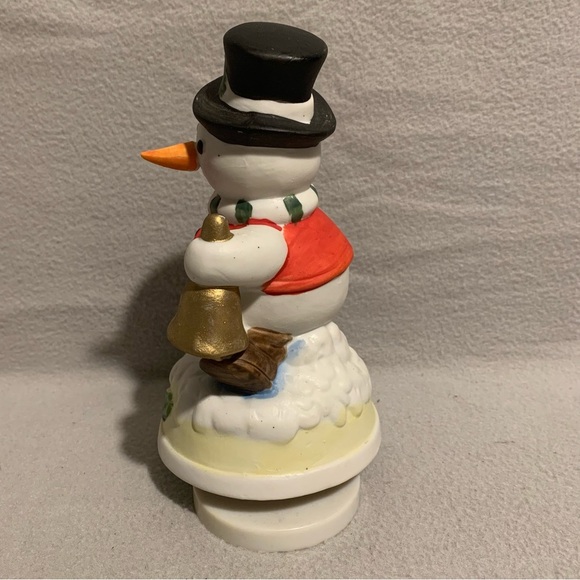Vintage Christmas candy cane musical Frosty the snowman - Picture 7 of 8